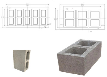 hollow concrete blocks at aim and sons block industry