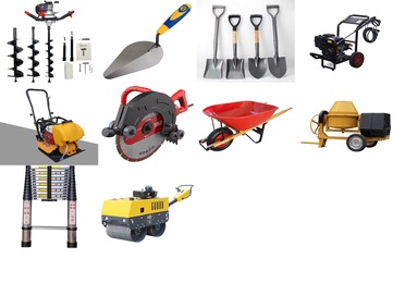 Contructions tools for rent at aim and sons block industry ondo state nigeria